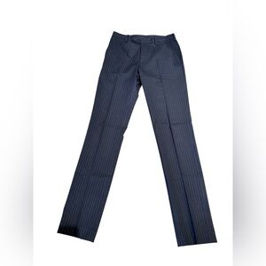 Uniqlo Women's Black & Gray Pinstripe Trousers